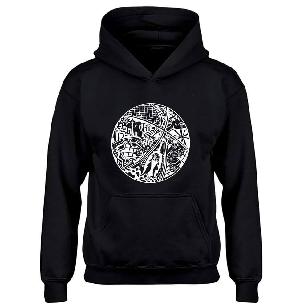 Basketball collage Hoodie