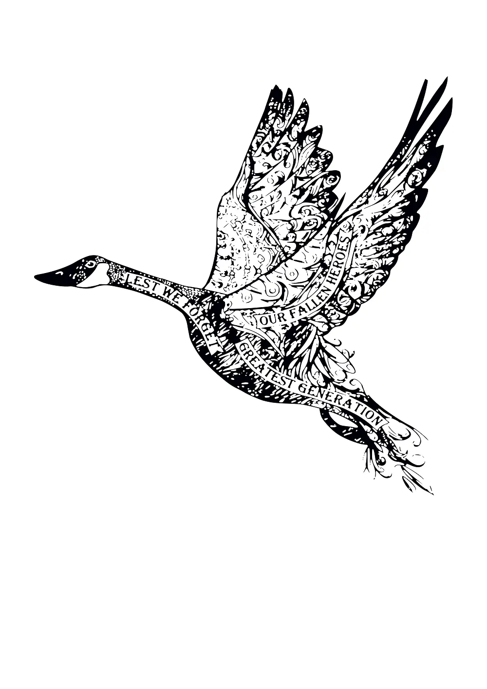 Remembrance Day goose - Image 3