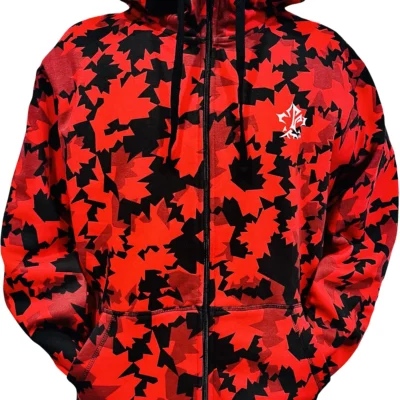 PP Red Maple Camo Hoodie - RED